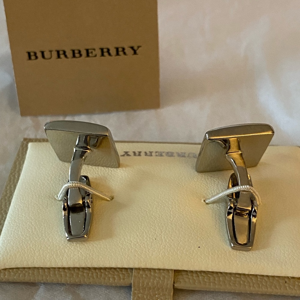Burberry Mens Cuff Links - Picture 4 of 8